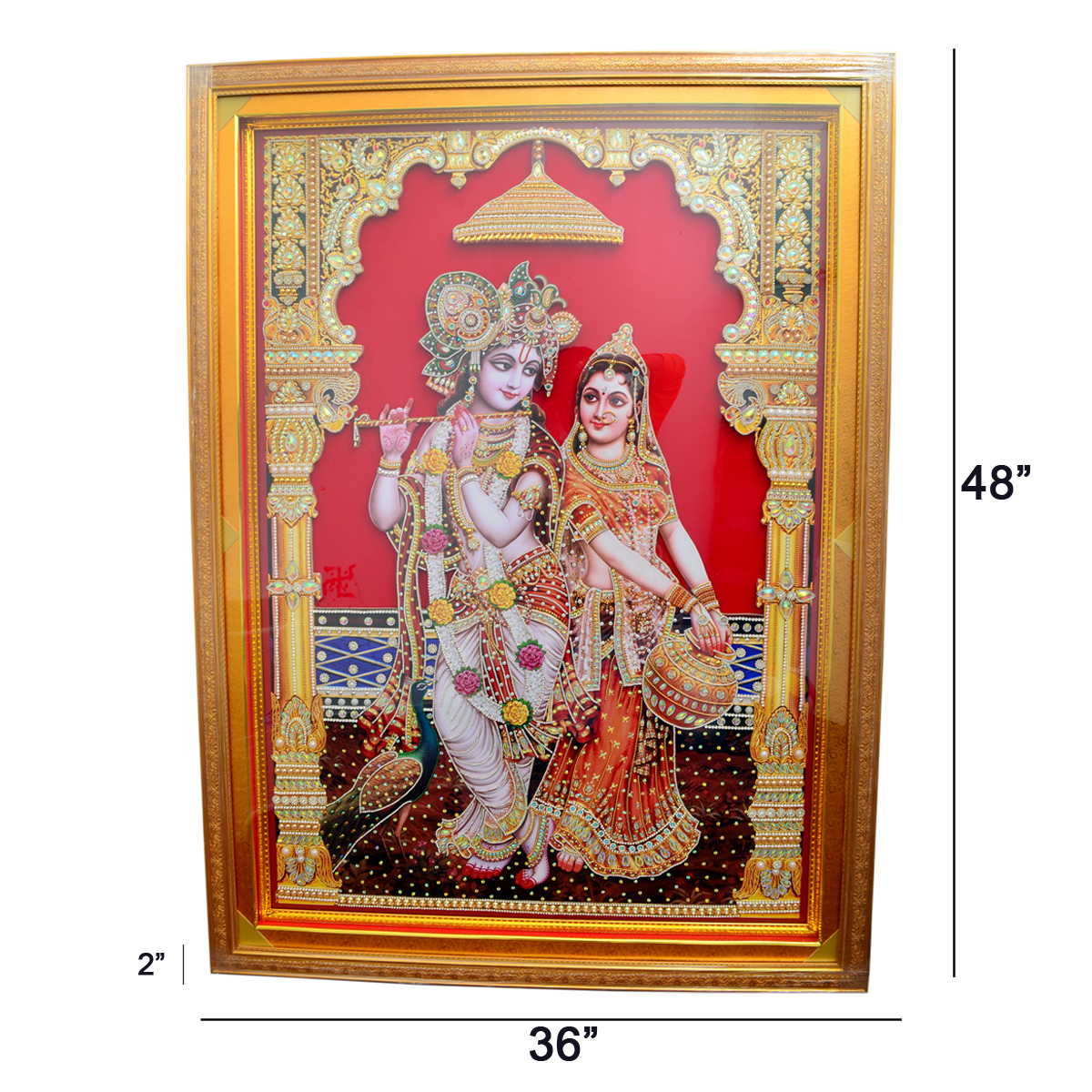 Religious led light pics Krishna 03 - Image 2
