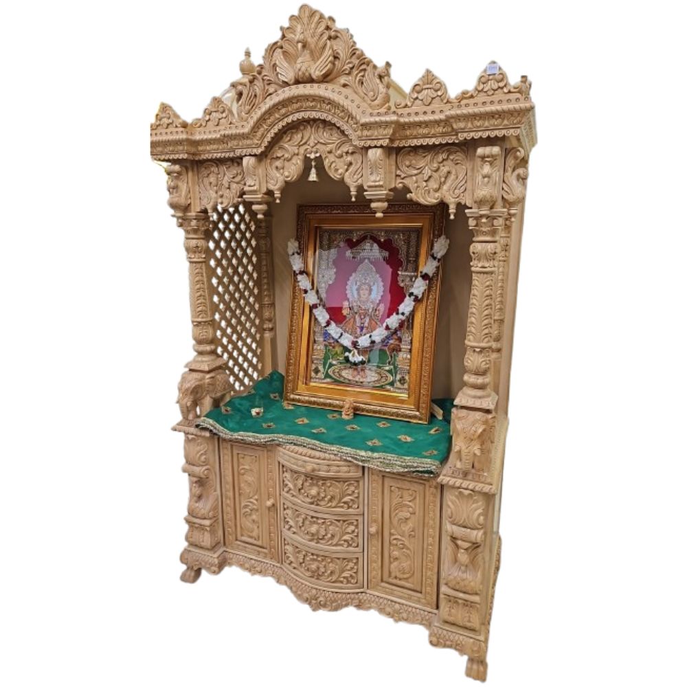 Sevan Wood Hand Carving Mandir 09 - Image 6