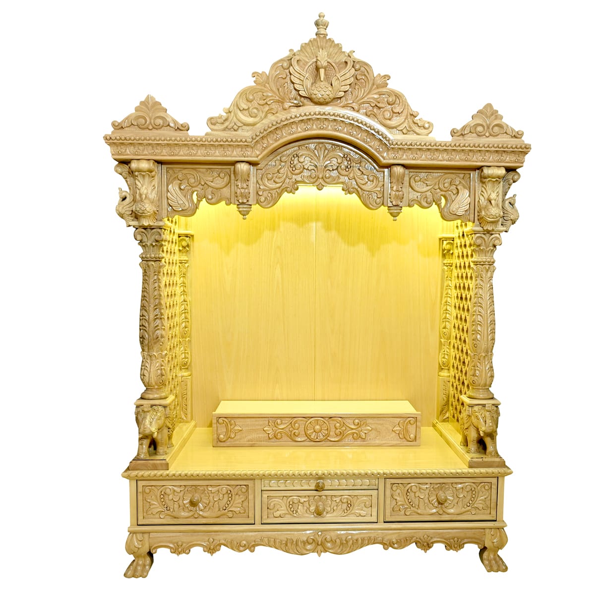 sewan wood hand carving mandir S08